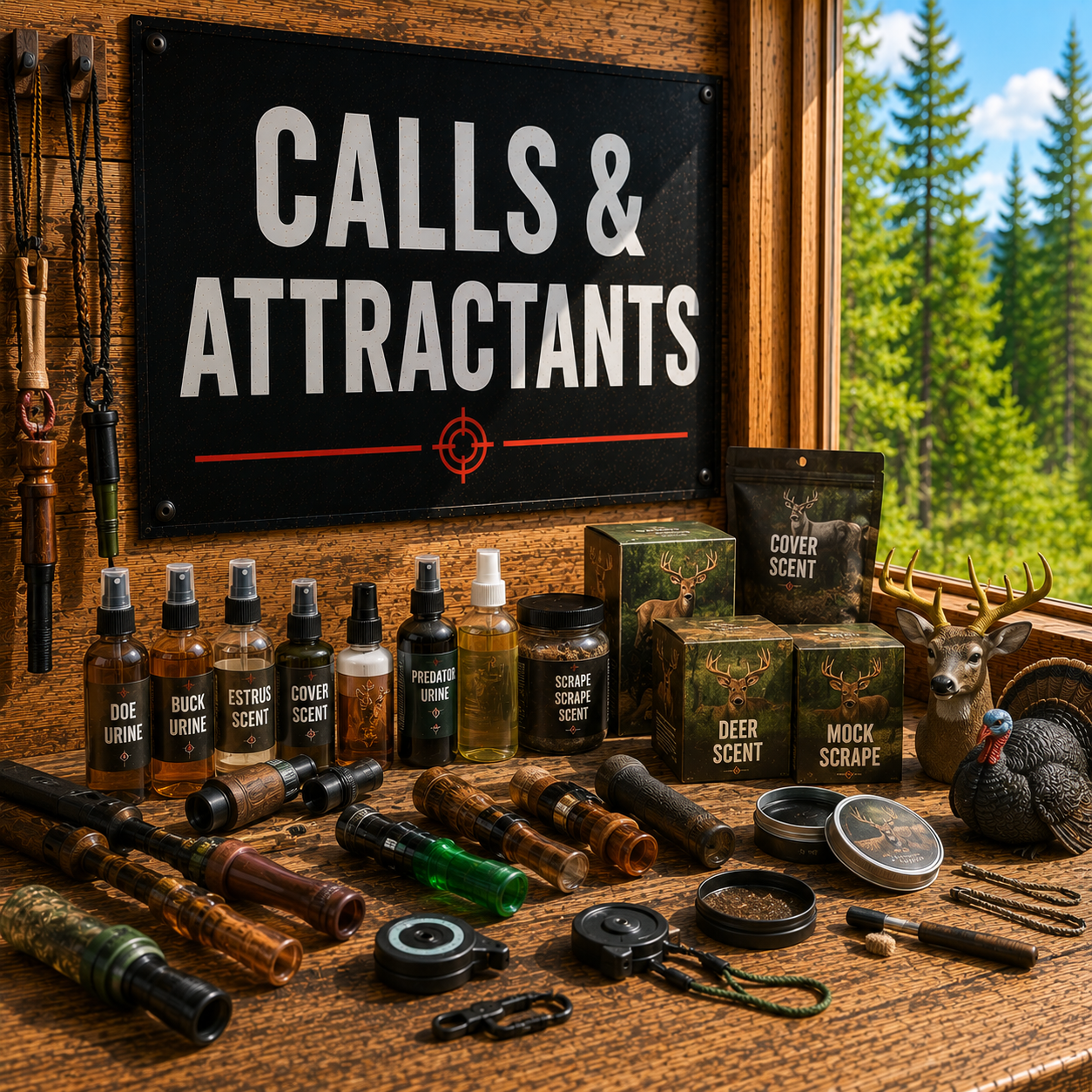 Calls and attractants
