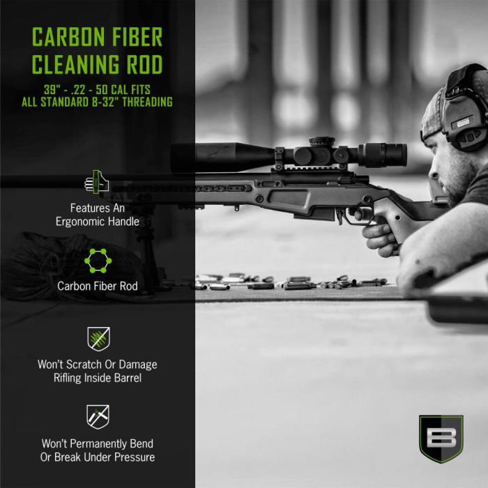 Breakthrough Carbon Fiber Cleaning Rod 22-50cal image 3