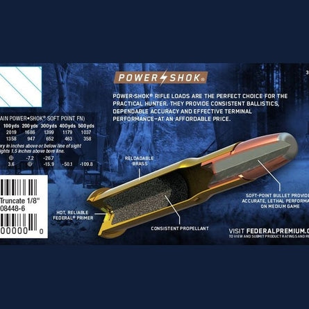 Federal 30-30 WIN - 150gr hi-shok jsp fn image 1