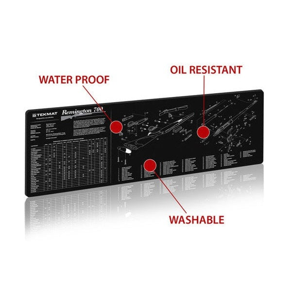 TekMat Gun Cleaning Mat, 12''x36'', Remington 700