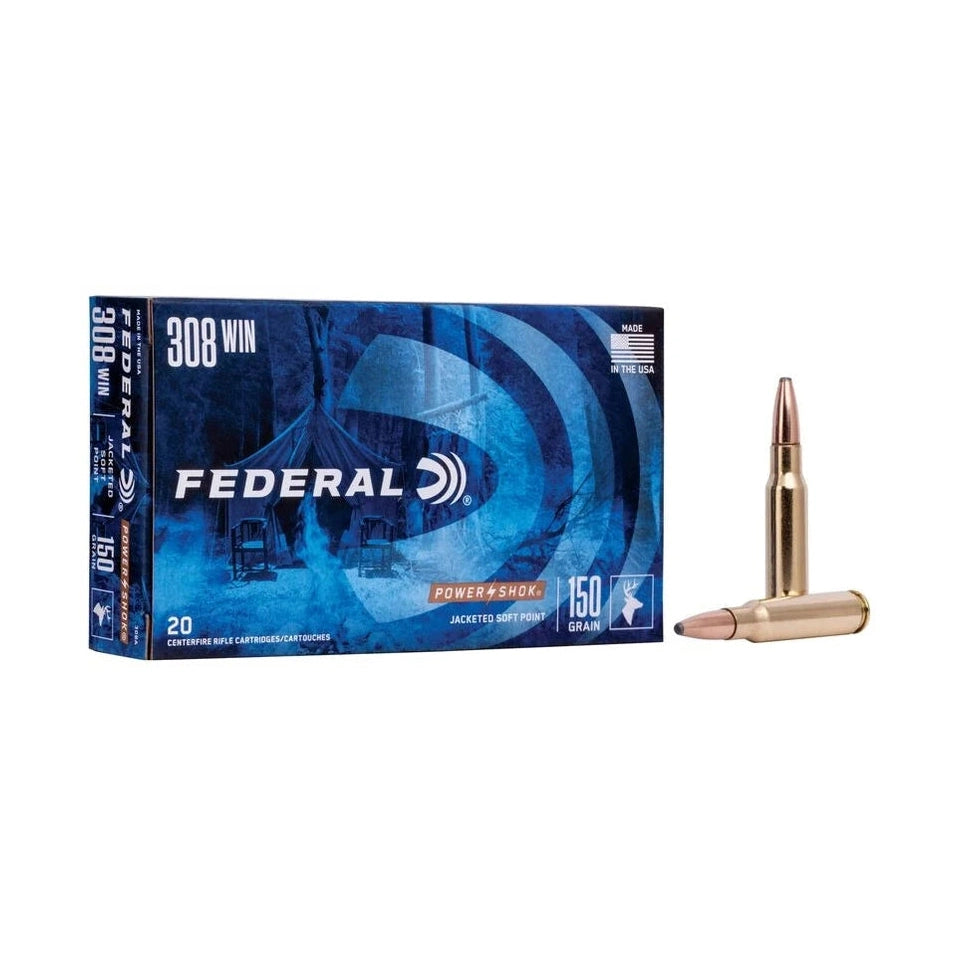 Federal 308 WIN 150gr hi-shok JSP image 0