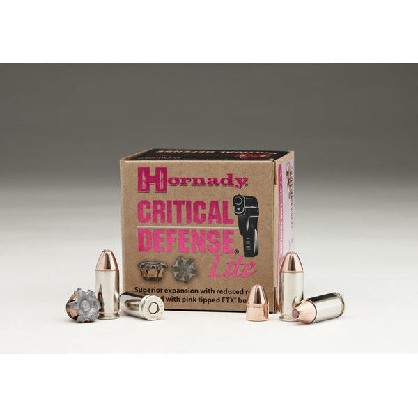 Hornady Critical Defense Lite 9MM, FTX, 100 Gr image 0