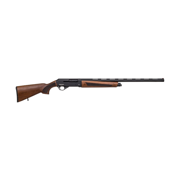 Federation Firearms SA-20, 20ga 3″ semi-automatic shotgun, walnut stock, black receiver, 28″ barre