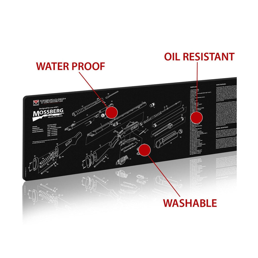 TekMat  Gun Cleaning Mat, 12''x36'', Mossberg image 0