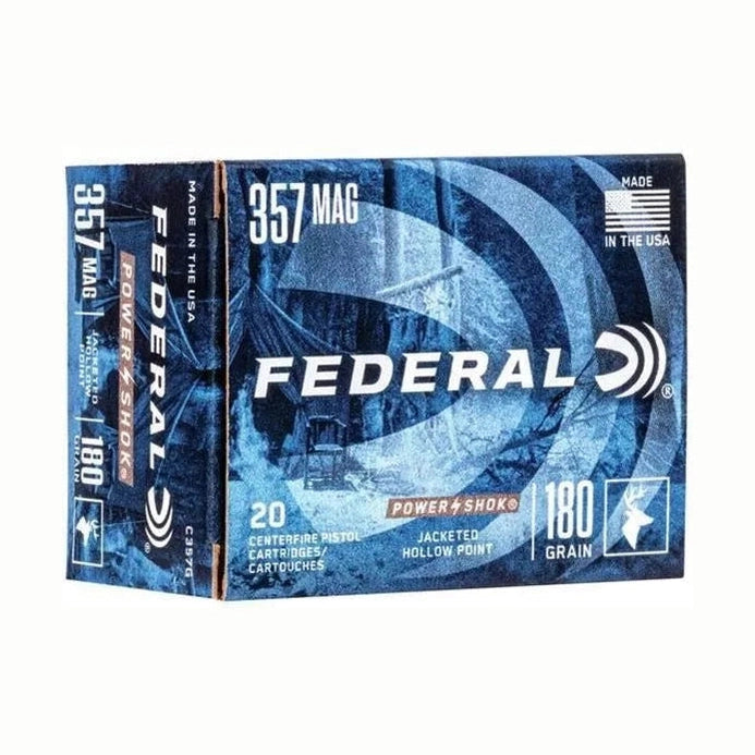 Federal Power-Shok  357 MAG, JHP, 180 Gr, image 0
