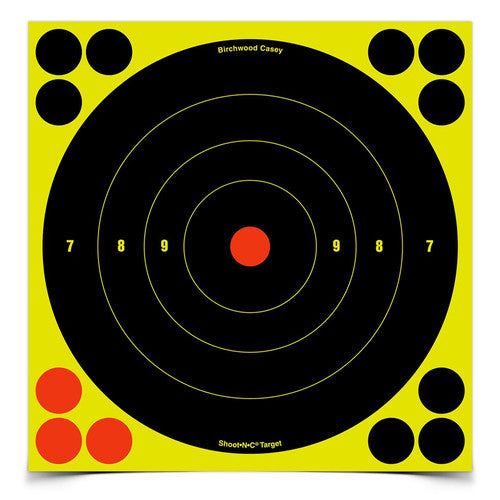 BIRCHWOOD CASEY 8' ROUND SHOOT-N-C TQ4 TARGET 5/PKG