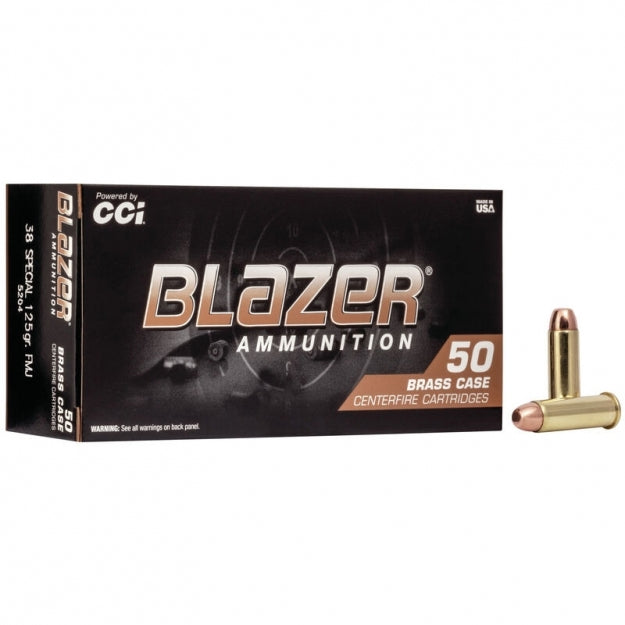 CCI BLAZER BRASS 38 SPL 125GR FMJ