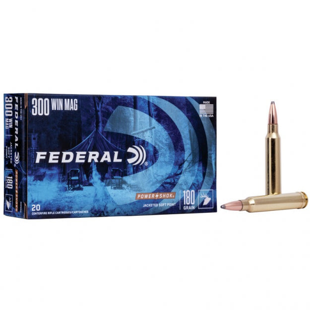 Federal Power-Shok 300 WIN MAG 180gr SP