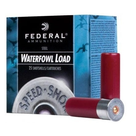 FEDERAL SPEED-SHOK 12 GA 3" 1.1/8 OZ. #2 HV STEEL AMMO