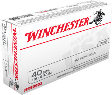 Winchester 40 S&W 180GR FMJ