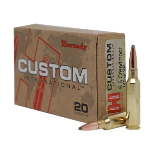 Hornady Custom International 6.5 CREED, SP, 140 image 0