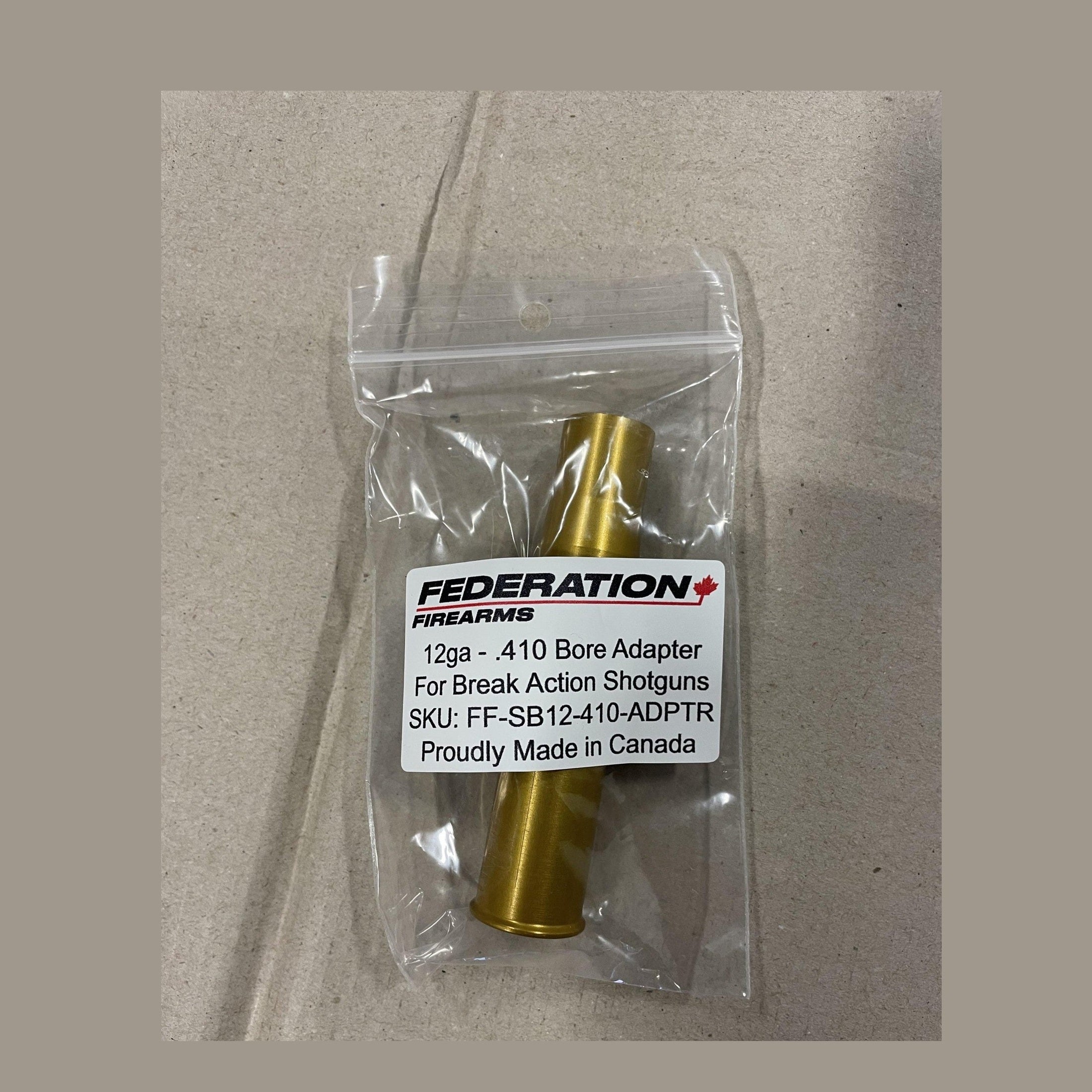 Federation Firearms 12GA - 410 Adapter image 0