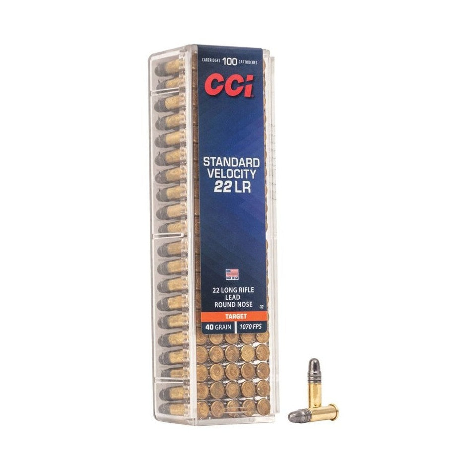 CCI 0032 Standard Velocity 22 LR, LRN, 40 Grains image 0