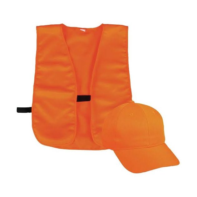 Blaze Orange Hat/Vest Combo